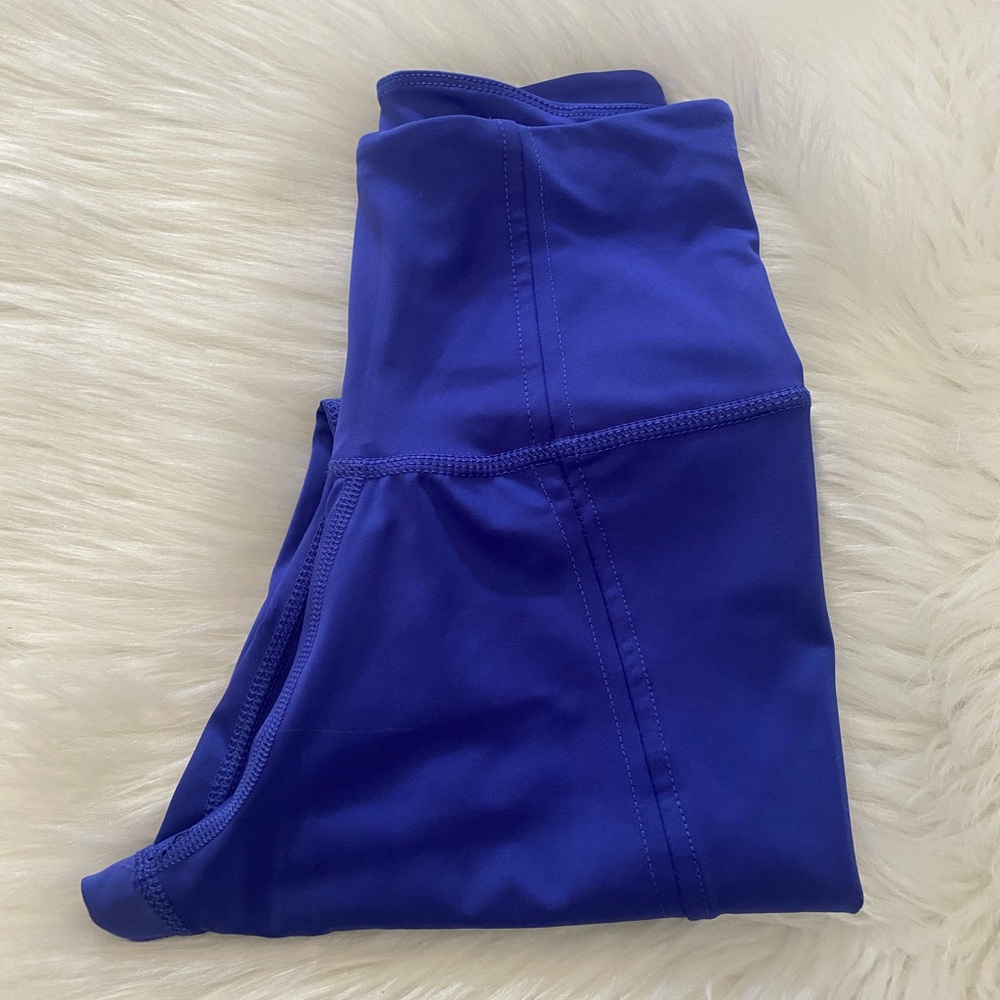 Nike Dri Fit Yoga Blue Leggings Sz XS